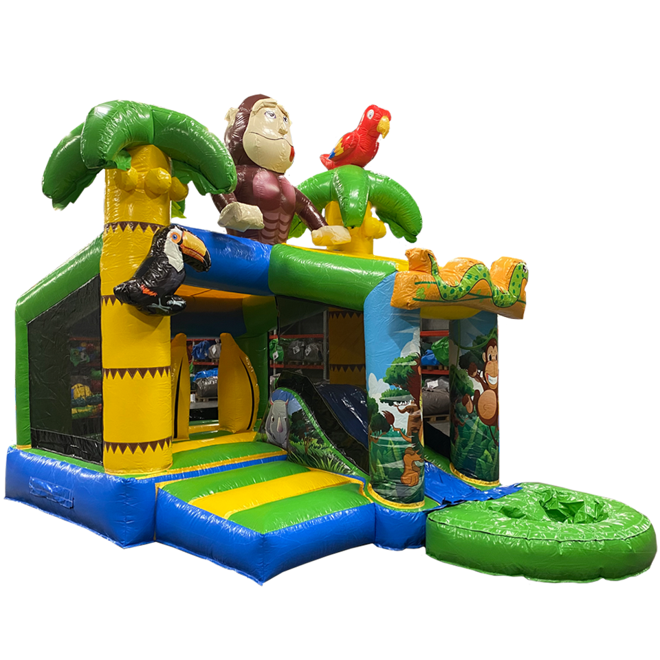Jump N Slide Gorilla Springkasteel