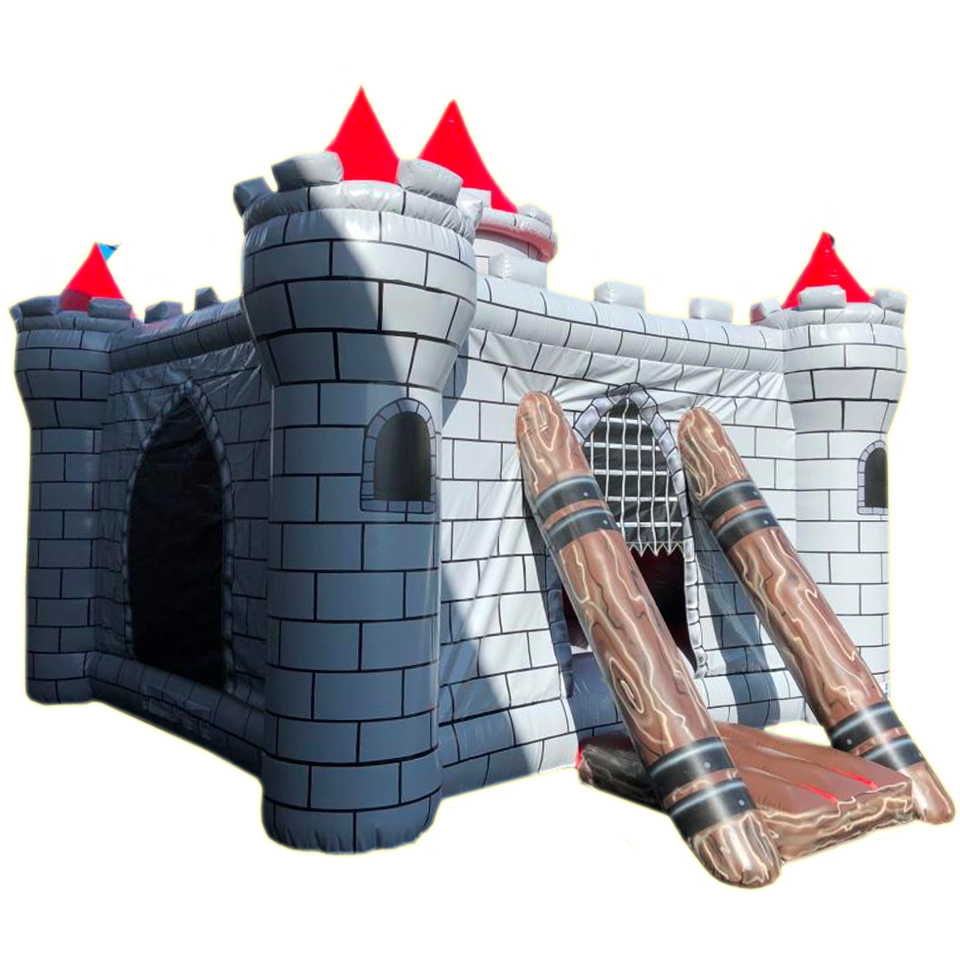 Ritterburg mit Pferde-Rutsche