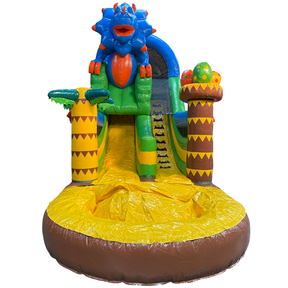 Kleine Rutsche Dinosaurier
