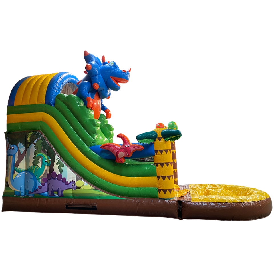 Kleine Rutsche Dinosaurier