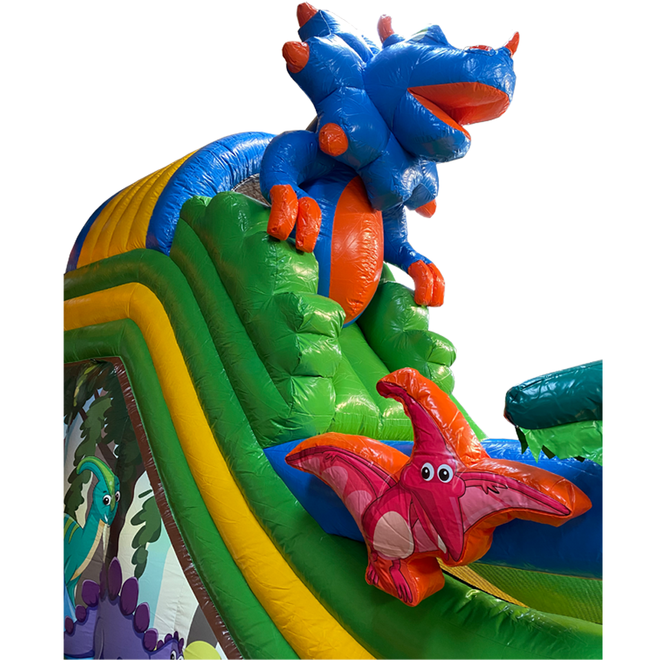 Kleine Rutsche Dinosaurier