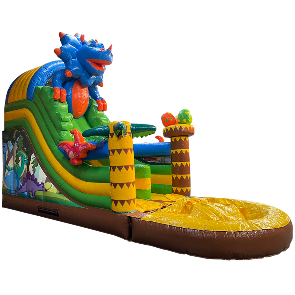 Kleine Rutsche Dinosaurier