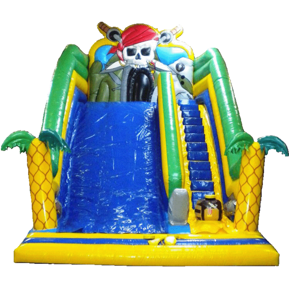 Kleines Rutschen-Piraten-Spiel