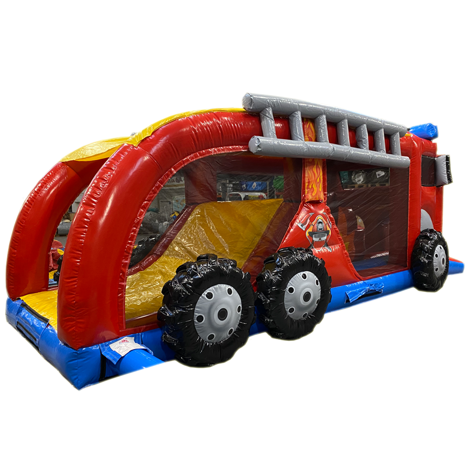 Zijkant brandweerwagen