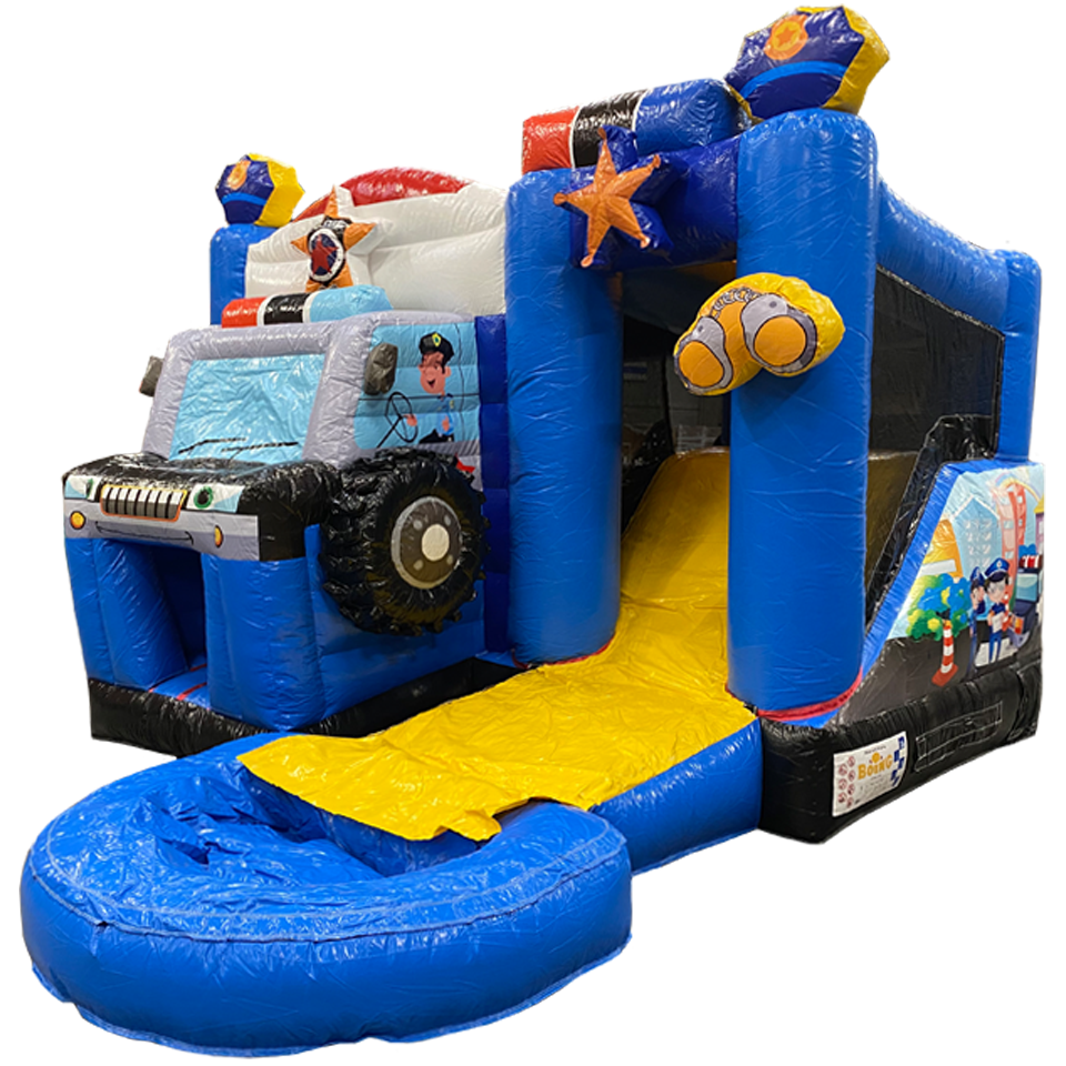 Multiplay Mini Politie Springkasteel 
