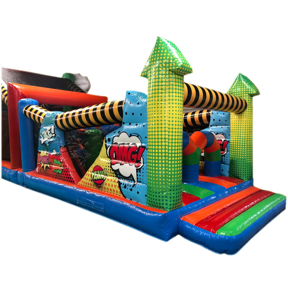 3 Partie Course D'obstacles Pop Art